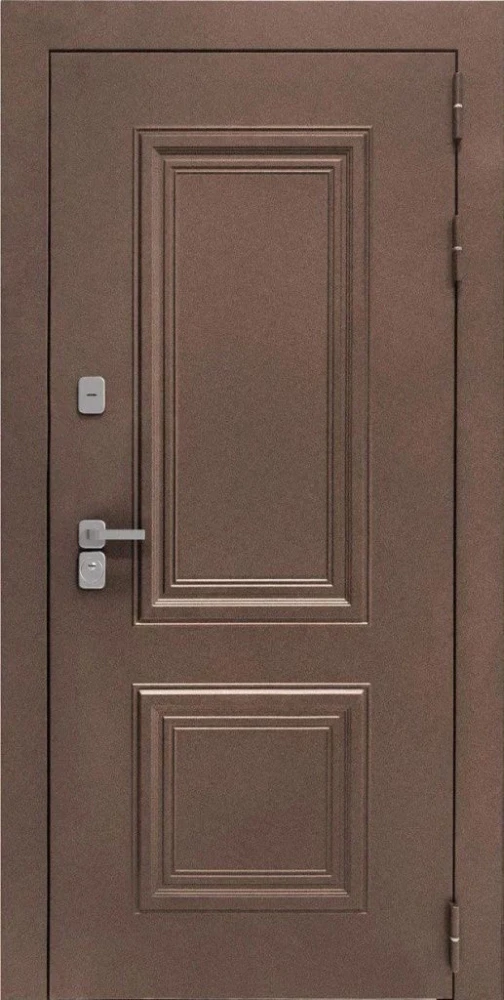 Входная дверь ДвериПРО Д-68 ФЛ-256 (10мм, бетон пепельный) DPRO204327 внешняя сторона