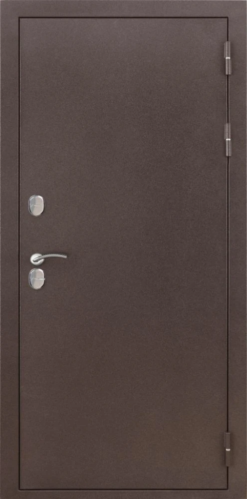 Входная дверь ДвериПРО Термо медный антик ФЛ-701 (10мм, Дуб шоколад) DPRO225974 внешняя сторона