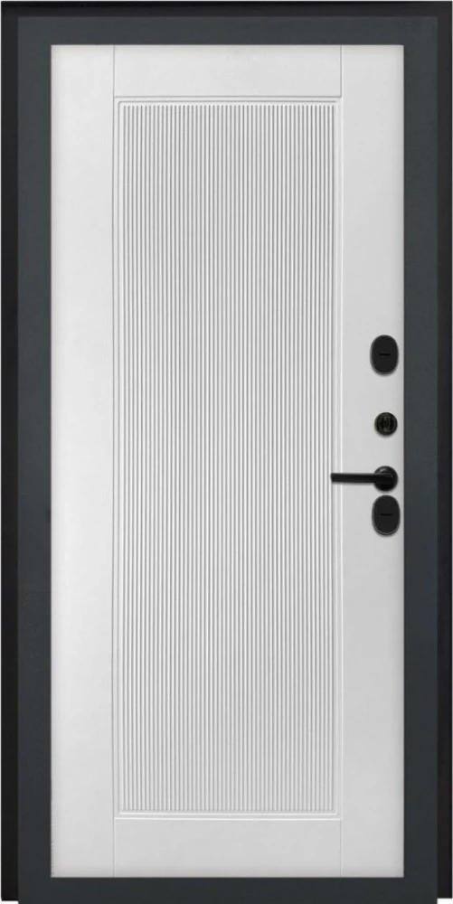 Входная дверь ДвериПРО Л-3б ПВХ 10мм Астрод веллуто бьянко DPRO226474 внутренняя сторона