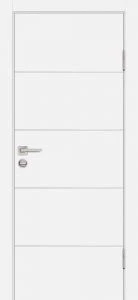 Межкомнатная дверь П-12 Белый матовый