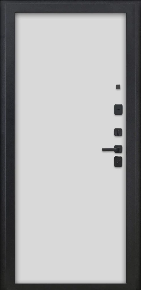 Входная дверь ДвериПРО Берген Гладкая Белый матовый DPRO222392 внутренняя сторона