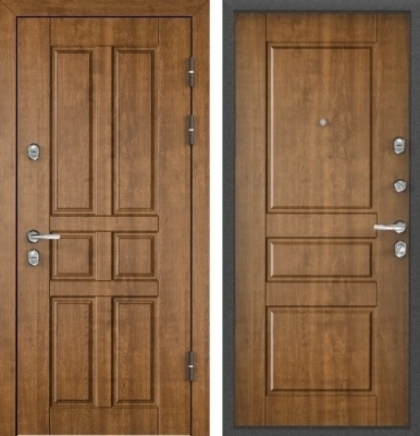 Фото Дверь Цербер 12-2 Термо ВиноритPro+Golden Oak Сменная панель